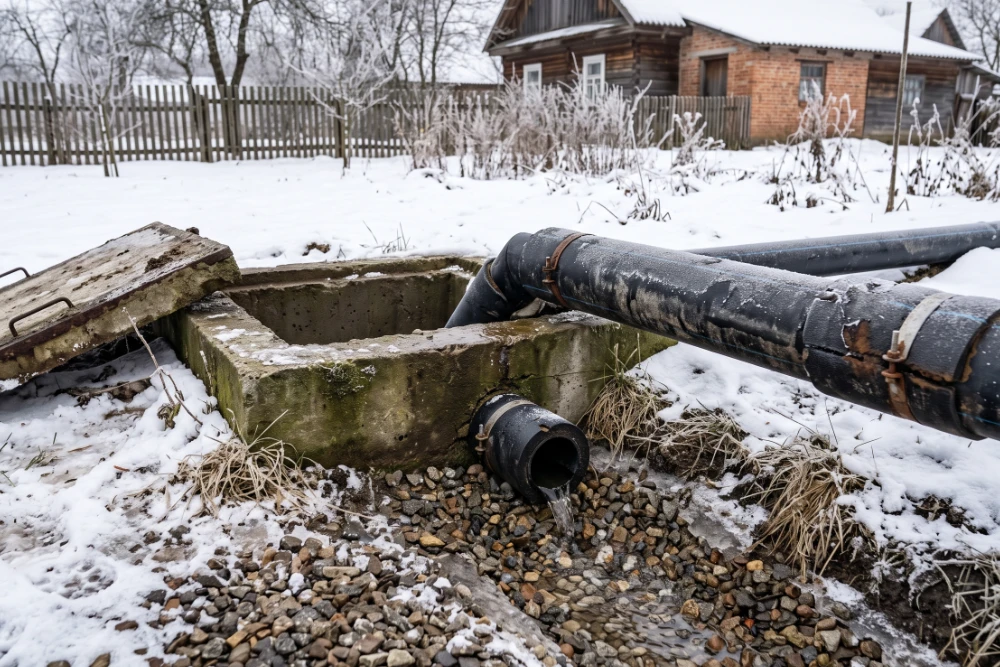 Куди дівати воду із септика взимку