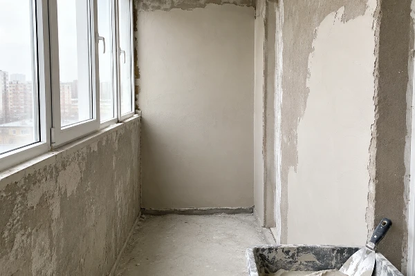 Як шпаклювати лоджії