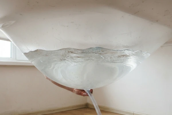 Злив води з натяжних стель