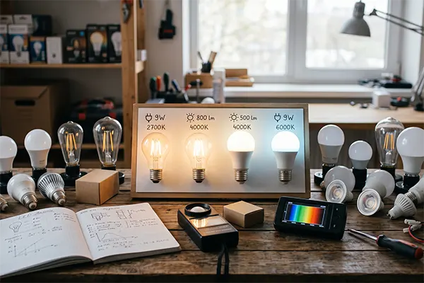 Як вибрати LED-лампу: потужність, люмени та температура світла