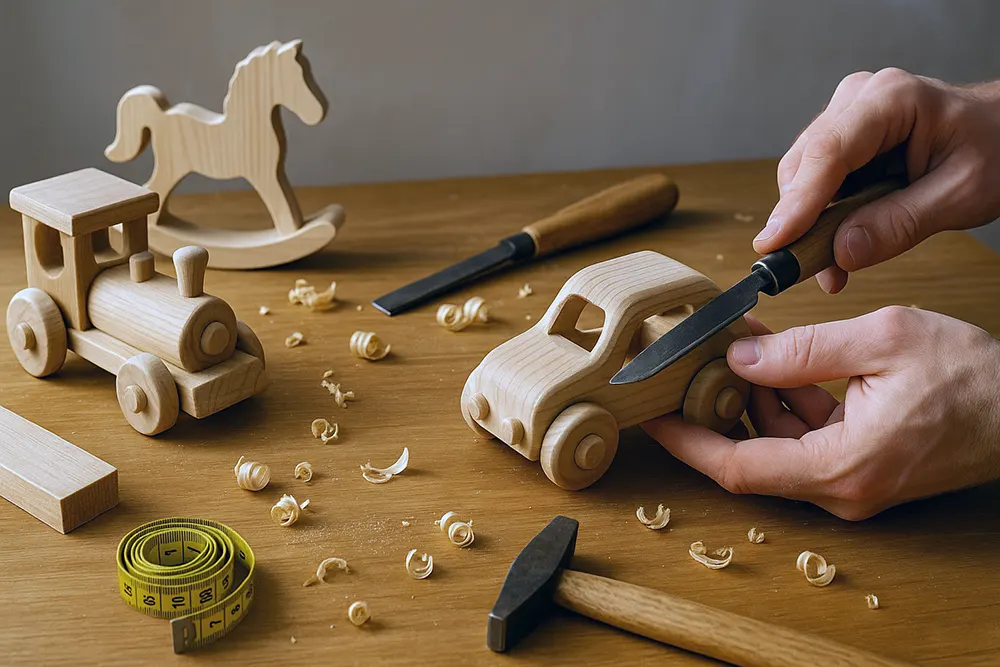 Іграшки з дерева своїми руками