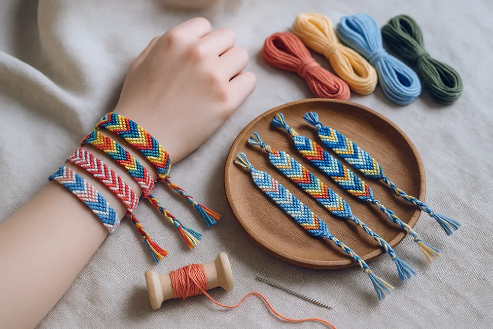 Браслети з ниток