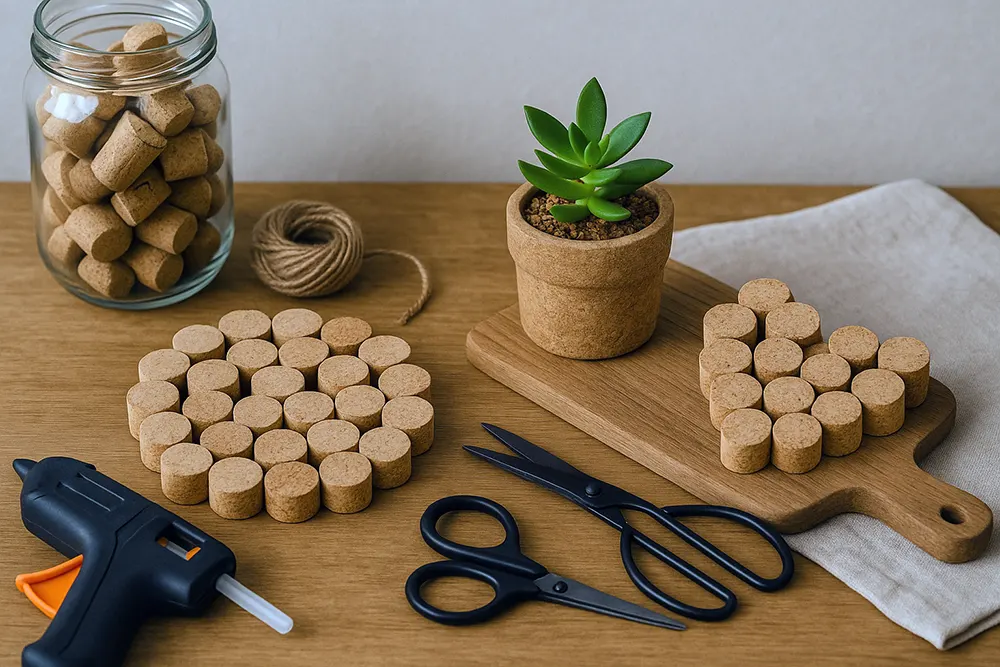 Декор з пробок