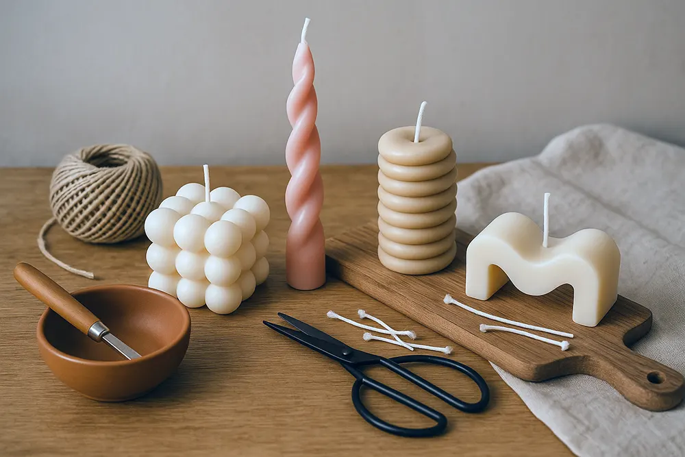 Декоративні свічки DIY